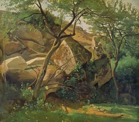 Felsen bei Fontainebleau, 1842